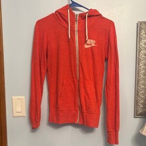 Nike Red Women's Hoodie Jacket